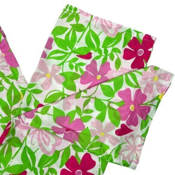 Lilly Pulitzer Bright Floral Butterfly Cotton Pajama Pants Size XS‎ - Picture 7 of 8